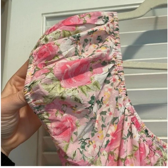NWOT XS LoveShackFancy Vernon Floral Maxi Dress Pink floral - Picture 10 of 14